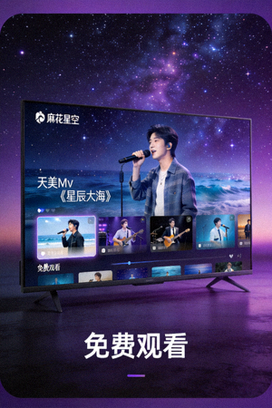 麻花星空天美MV《星辰大海》免费观看电视画面